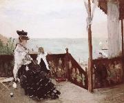Berthe Morisot Seaside oil painting on canvas